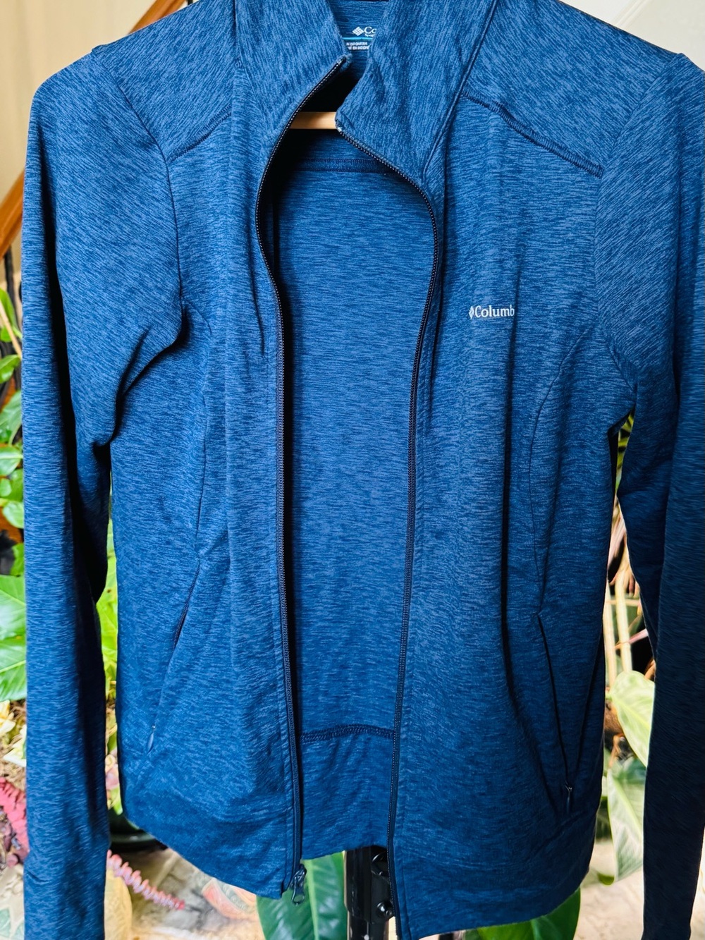Columbia Women’s Navy Heather Full-Zip Utility Jacket